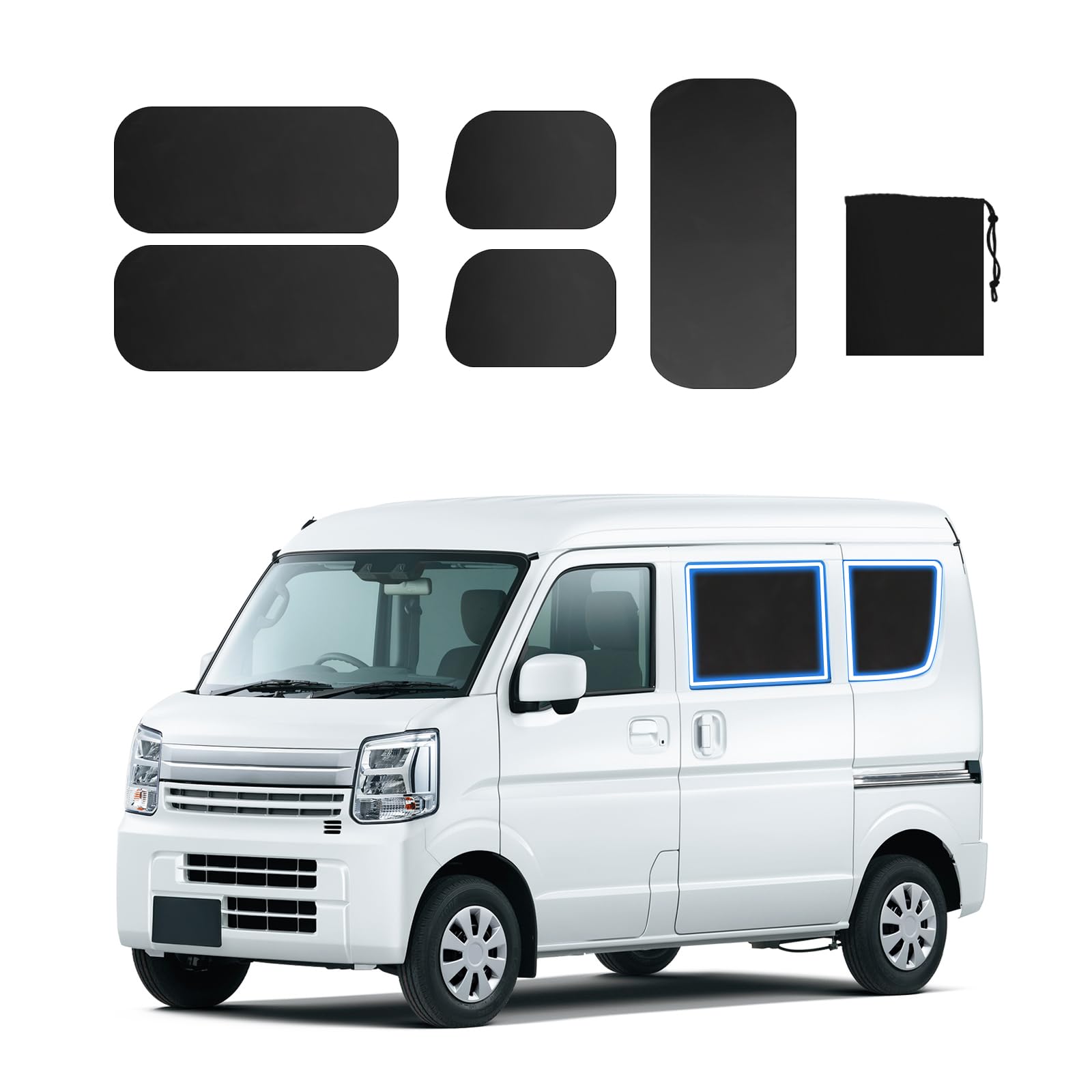Amazon | yzxym スズキ エブリイ DA17V 専用 カーテン マグネット式 車